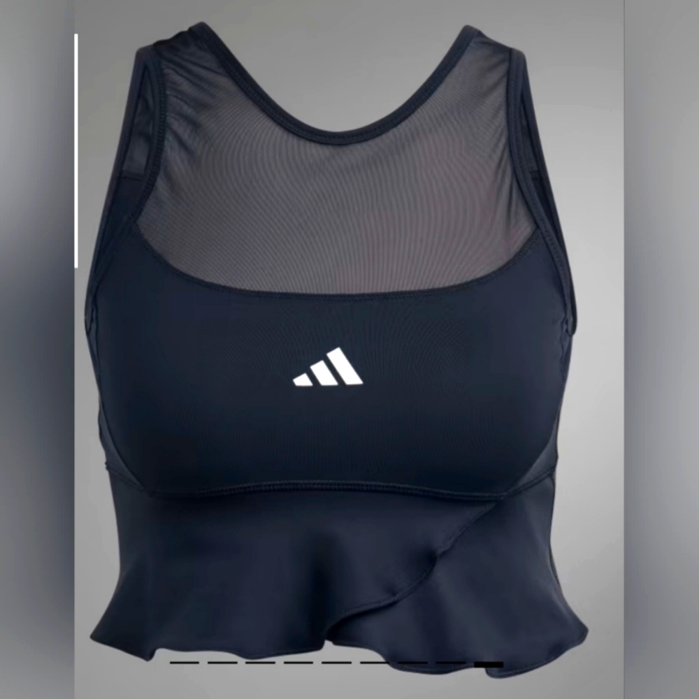 Adidas running crop tank